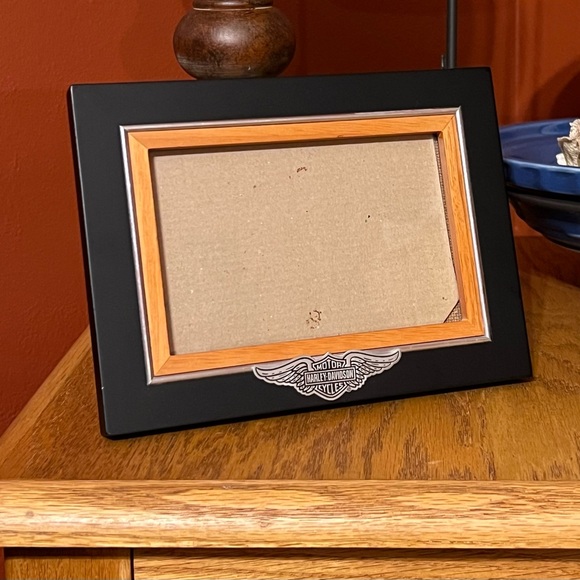 Harley-Davidson Other - Harley-Davidson® 4 x 6 Black/Orange Photo Frame -Bar & Shield Winged Logo